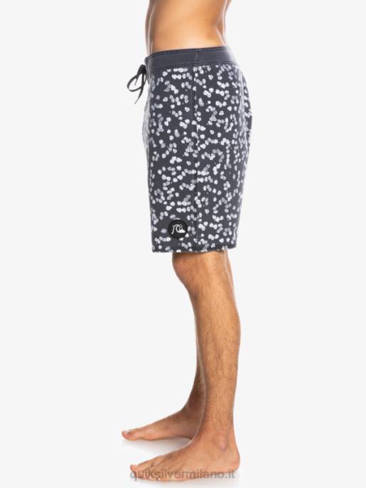 esso Quiksilver uomini Boardshort 18 surfsilk lavato nero HTZR1755
