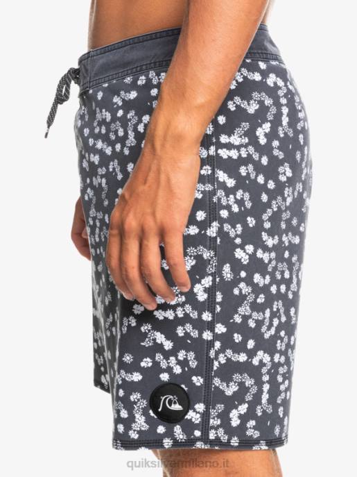 esso Quiksilver uomini Boardshort 18 surfsilk lavato nero HTZR1755