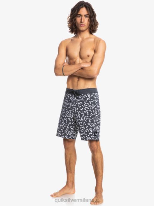 esso Quiksilver uomini Boardshort 18 surfsilk lavato nero HTZR1755