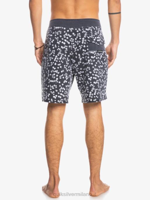esso Quiksilver uomini Boardshort 18 surfsilk lavato nero HTZR1755