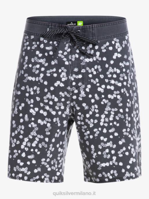 esso Quiksilver uomini Boardshort 18 surfsilk lavato nero HTZR1755