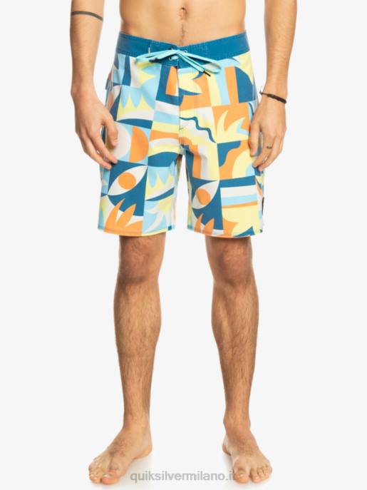 esso Quiksilver uomini Boardshort 18 surfsilk lavato porto marittimo HTZR1759