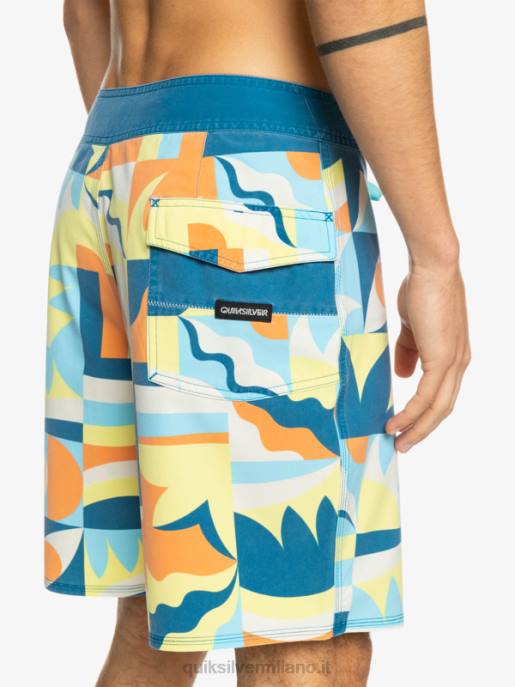 esso Quiksilver uomini Boardshort 18 surfsilk lavato porto marittimo HTZR1759