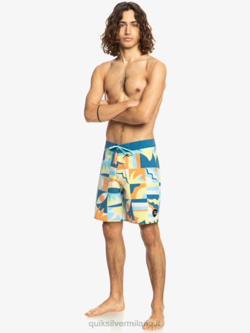 esso Quiksilver uomini Boardshort 18 surfsilk lavato porto marittimo HTZR1759