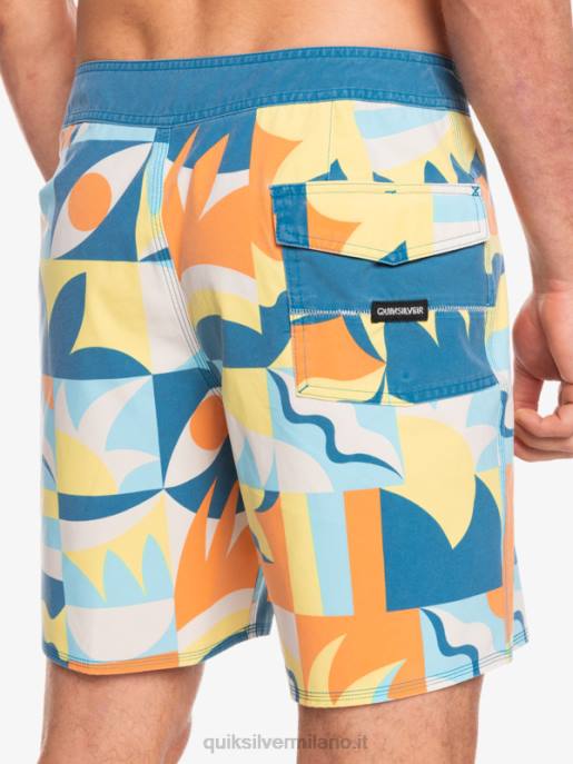 esso Quiksilver uomini Boardshort 18 surfsilk lavato porto marittimo HTZR1759
