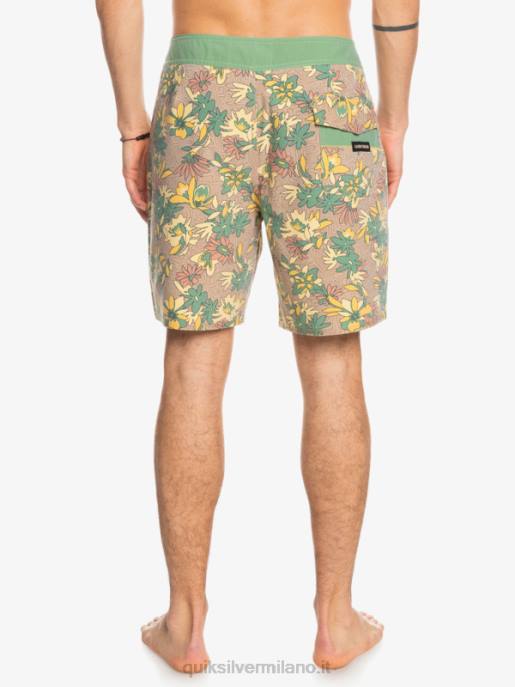 esso Quiksilver uomini Boardshort 18 surfsilk lavato verga d\'oro HTZR1754
