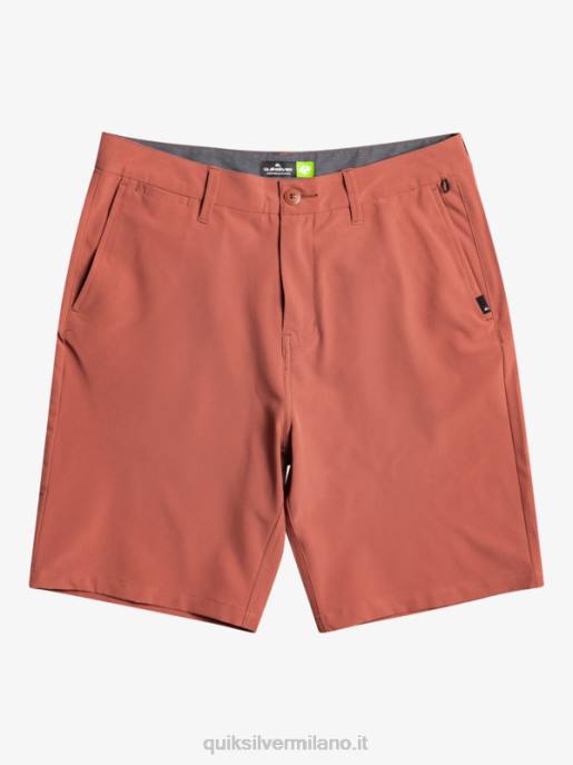 esso Quiksilver uomini Ocean Union anfibio 20 pantaloncini ibridi Marsala HTZR147