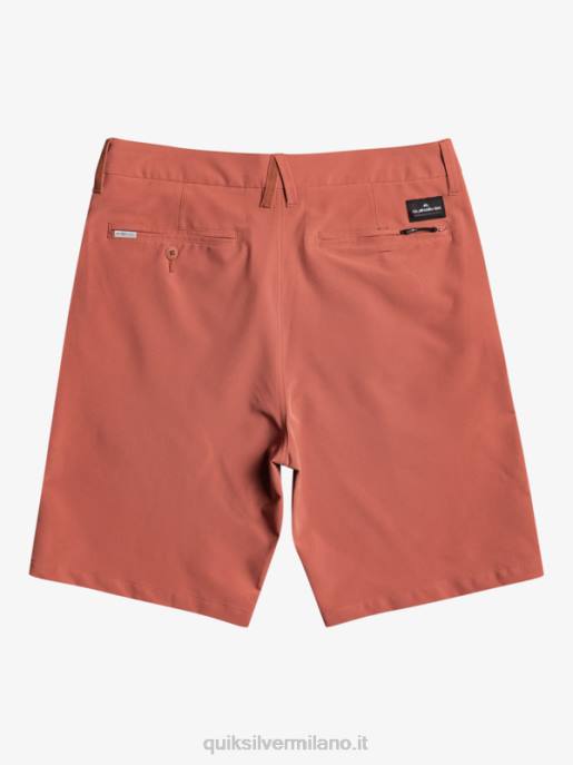 esso Quiksilver uomini Ocean Union anfibio 20 pantaloncini ibridi Marsala HTZR147