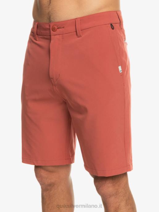 esso Quiksilver uomini Ocean Union anfibio 20 pantaloncini ibridi Marsala HTZR147