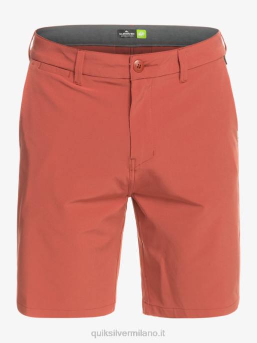 esso Quiksilver uomini Ocean Union anfibio 20 pantaloncini ibridi Marsala HTZR147