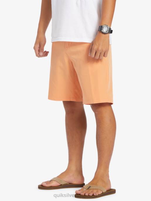 esso Quiksilver uomini Ocean Union anfibio 20 pantaloncini ibridi abbronzatura di rame HTZR143