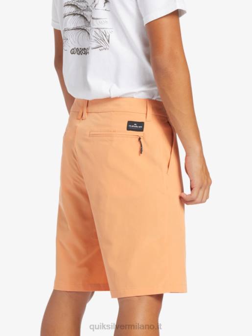 esso Quiksilver uomini Ocean Union anfibio 20 pantaloncini ibridi abbronzatura di rame HTZR143