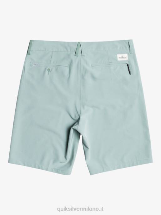 esso Quiksilver uomini Ocean Union anfibio 20 pantaloncini ibridi ambiente verde HTZR144
