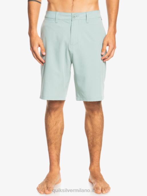 esso Quiksilver uomini Ocean Union anfibio 20 pantaloncini ibridi ambiente verde HTZR144