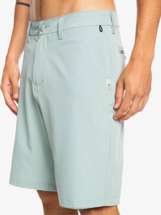 esso Quiksilver uomini Ocean Union anfibio 20 pantaloncini ibridi ambiente verde HTZR144