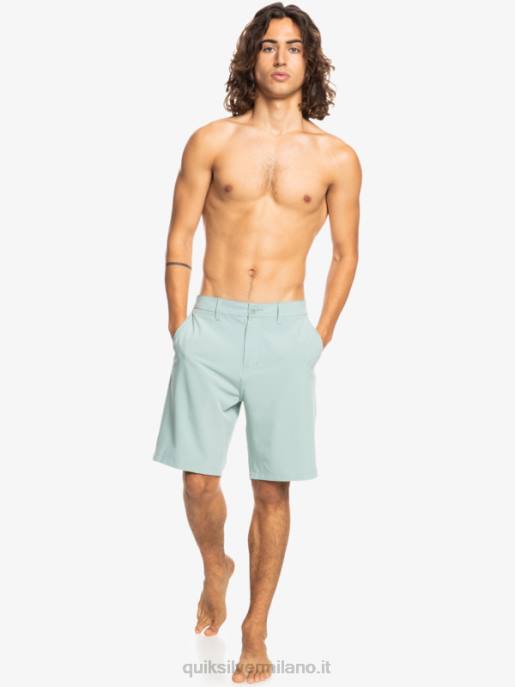 esso Quiksilver uomini Ocean Union anfibio 20 pantaloncini ibridi ambiente verde HTZR144