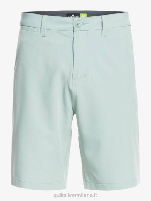 esso Quiksilver uomini Ocean Union anfibio 20 pantaloncini ibridi ambiente verde HTZR144