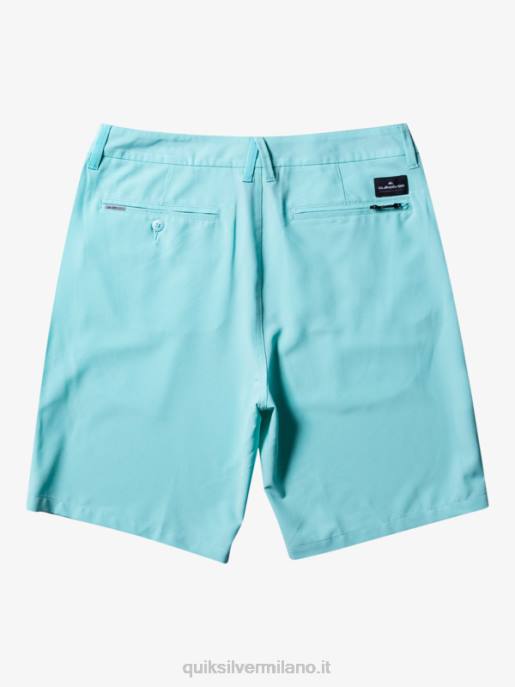 esso Quiksilver uomini Ocean Union anfibio 20 pantaloncini ibridi angelo blu HTZR146