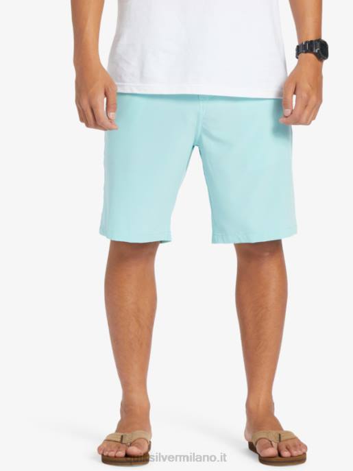 esso Quiksilver uomini Ocean Union anfibio 20 pantaloncini ibridi angelo blu HTZR146