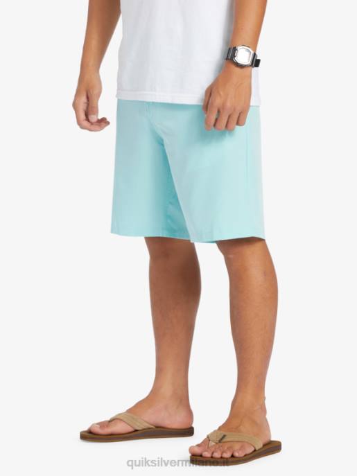 esso Quiksilver uomini Ocean Union anfibio 20 pantaloncini ibridi angelo blu HTZR146