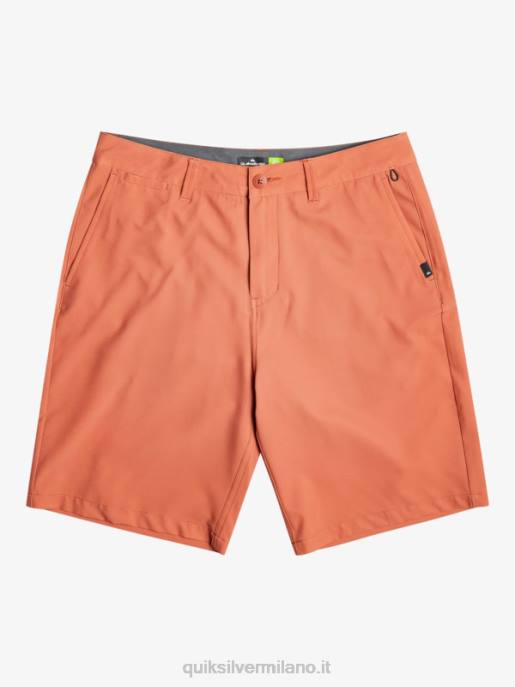 esso Quiksilver uomini Ocean Union anfibio 20 pantaloncini ibridi argilla cotta HTZR139