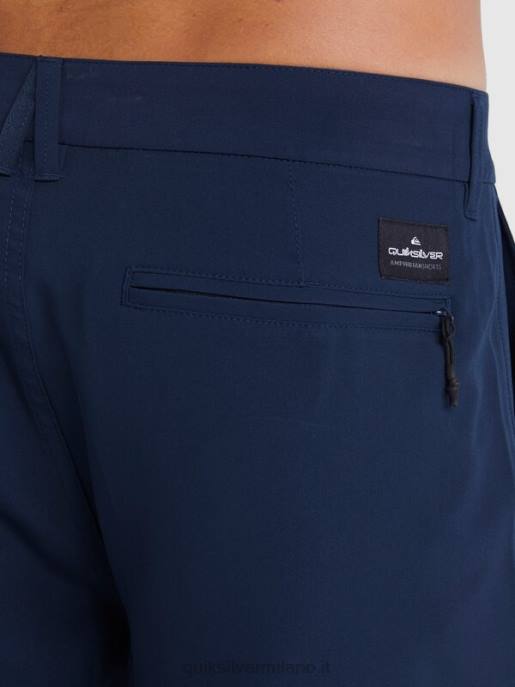 esso Quiksilver uomini Ocean Union anfibio 20 pantaloncini ibridi blazer blu scuro HTZR142