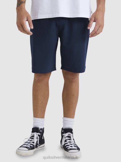 esso Quiksilver uomini Ocean Union anfibio 20 pantaloncini ibridi blazer blu scuro HTZR142