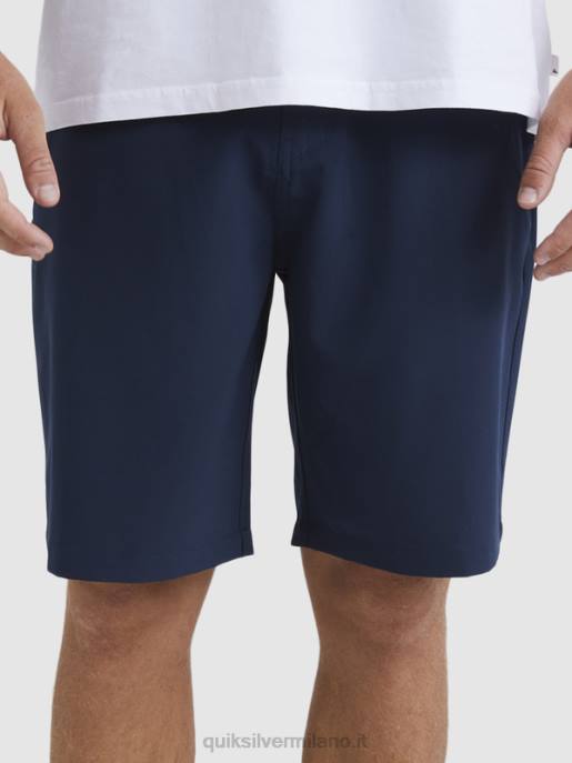esso Quiksilver uomini Ocean Union anfibio 20 pantaloncini ibridi blazer blu scuro HTZR142