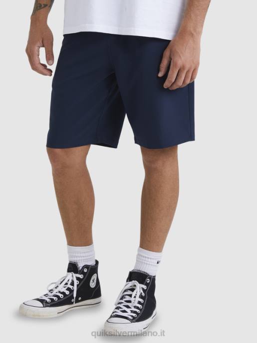 esso Quiksilver uomini Ocean Union anfibio 20 pantaloncini ibridi blazer blu scuro HTZR142