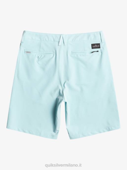 esso Quiksilver uomini Ocean Union anfibio 20 pantaloncini ibridi cielo blu HTZR145
