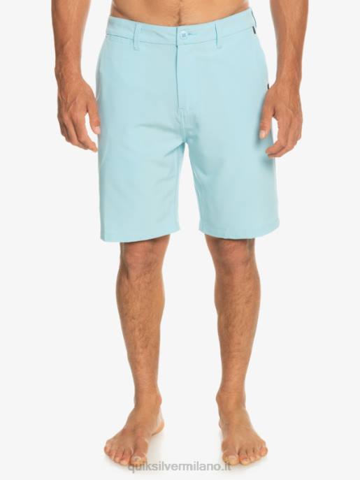 esso Quiksilver uomini Ocean Union anfibio 20 pantaloncini ibridi cielo blu HTZR145