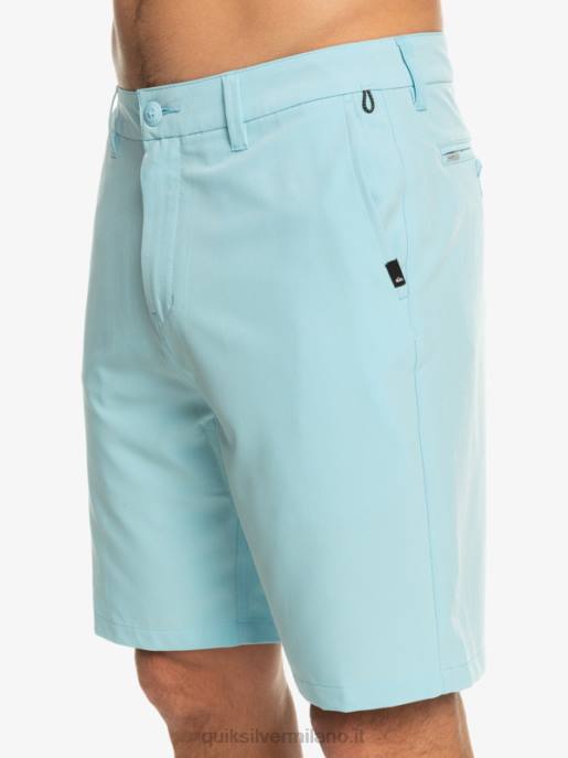 esso Quiksilver uomini Ocean Union anfibio 20 pantaloncini ibridi cielo blu HTZR145