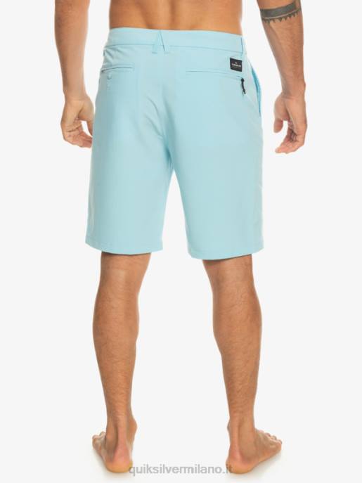 esso Quiksilver uomini Ocean Union anfibio 20 pantaloncini ibridi cielo blu HTZR145