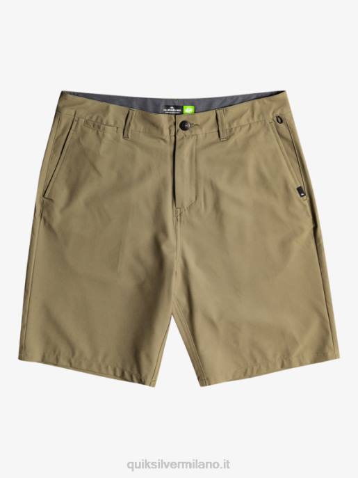 esso Quiksilver uomini Ocean Union anfibio 20 pantaloncini ibridi foglia d'uva HTZR150