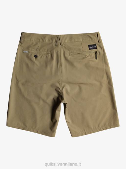 esso Quiksilver uomini Ocean Union anfibio 20 pantaloncini ibridi foglia d\'uva HTZR150