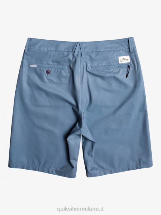 esso Quiksilver uomini Ocean Union anfibio 20 pantaloncini ibridi miraggio blu HTZR153