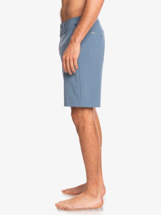 esso Quiksilver uomini Ocean Union anfibio 20 pantaloncini ibridi miraggio blu HTZR153
