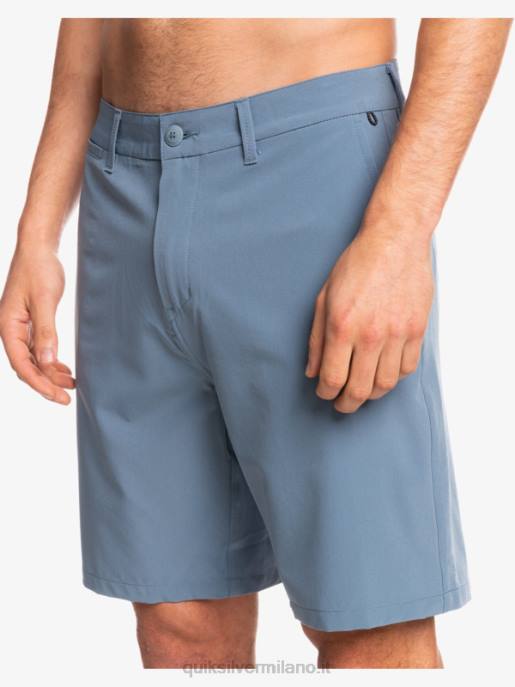 esso Quiksilver uomini Ocean Union anfibio 20 pantaloncini ibridi miraggio blu HTZR153