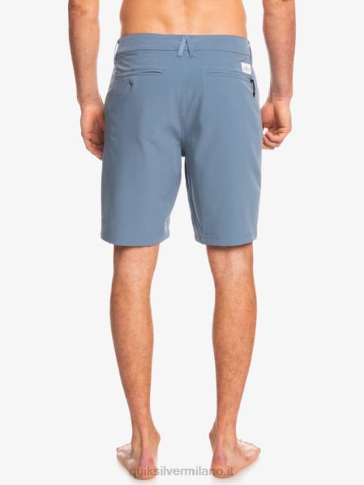 esso Quiksilver uomini Ocean Union anfibio 20 pantaloncini ibridi miraggio blu HTZR153
