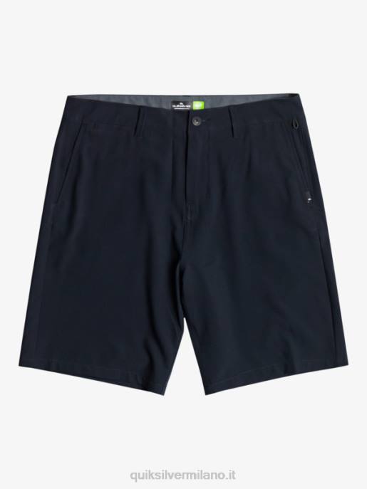 esso Quiksilver uomini Ocean Union anfibio 20 pantaloncini ibridi nero HTZR138