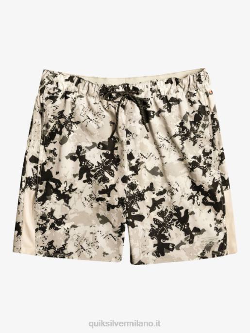 esso Quiksilver uomini Omni 17 pantaloncini da allenamento viola grigio HTZR793