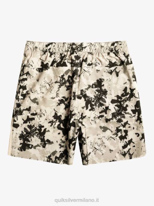 esso Quiksilver uomini Omni 17 pantaloncini da allenamento viola grigio HTZR793