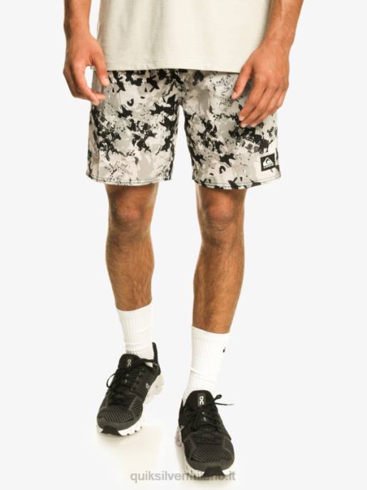 esso Quiksilver uomini Omni 17 pantaloncini da allenamento viola grigio HTZR793