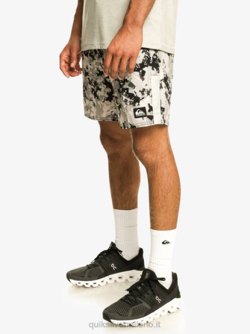 esso Quiksilver uomini Omni 17 pantaloncini da allenamento viola grigio HTZR793