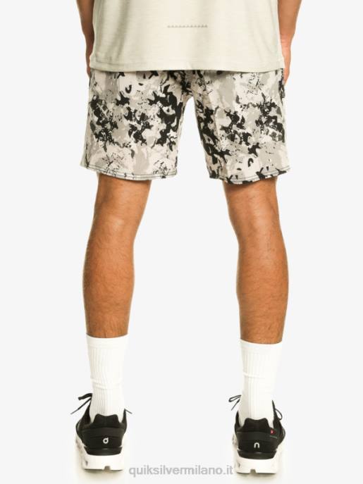 esso Quiksilver uomini Omni 17 pantaloncini da allenamento viola grigio HTZR793