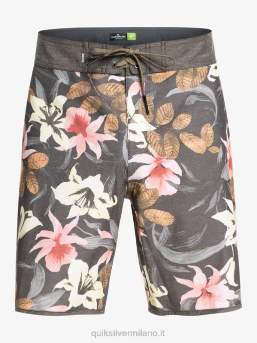 esso Quiksilver uomini Pantaloncini da mare Hempstretch Scallop 19 asfalto HTZR1740