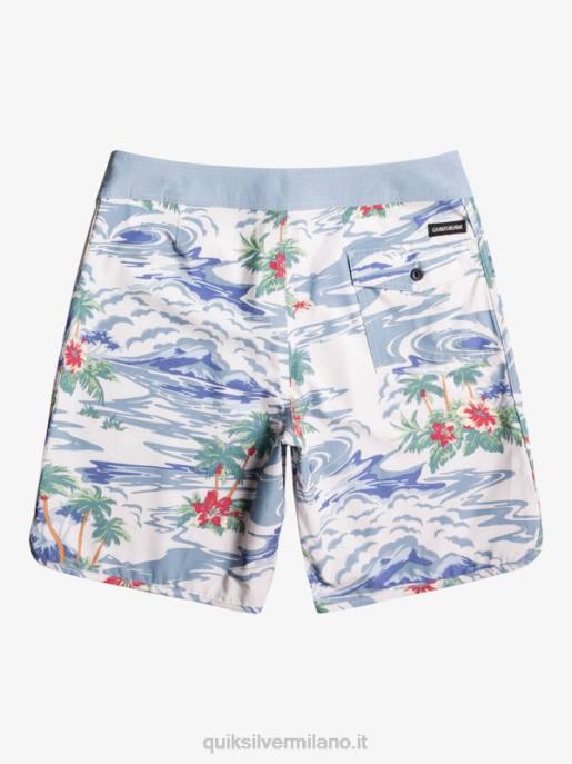 esso Quiksilver uomini Pantaloncini da mare Hempstretch Scallop 19 betulla HTZR1739