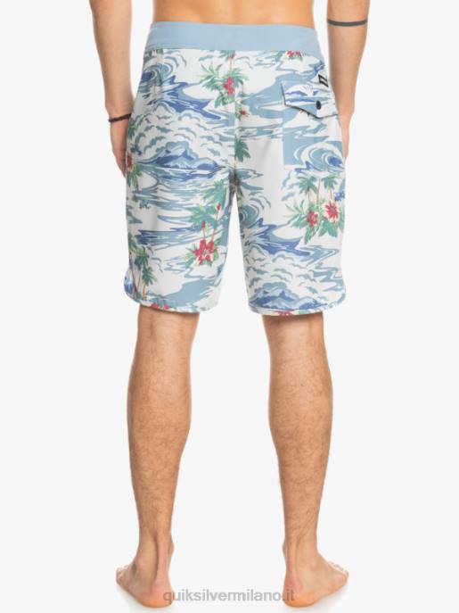 esso Quiksilver uomini Pantaloncini da mare Hempstretch Scallop 19 betulla HTZR1739