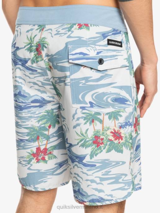 esso Quiksilver uomini Pantaloncini da mare Hempstretch Scallop 19 betulla HTZR1739