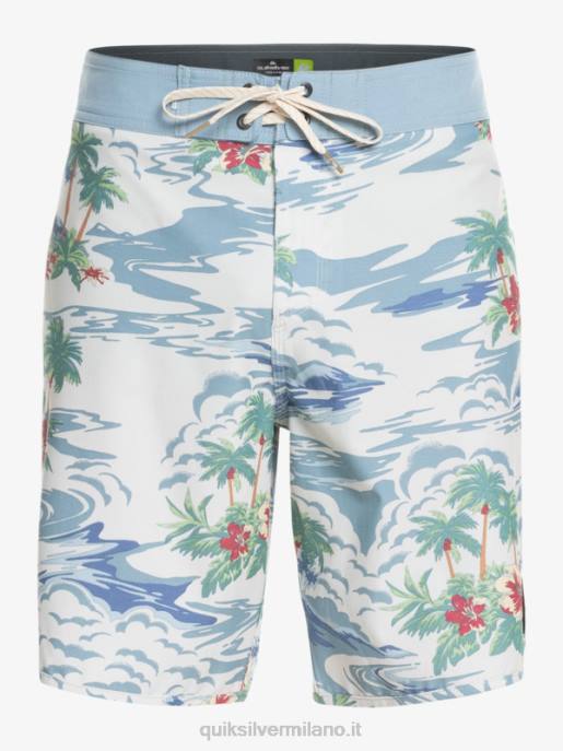 esso Quiksilver uomini Pantaloncini da mare Hempstretch Scallop 19 betulla HTZR1739